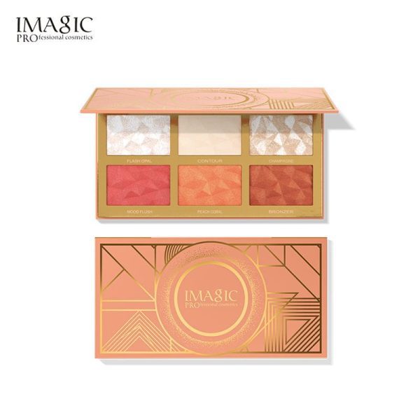 IMAGIC – 6 IN 1 HIGHLIGHT,BLUSH AND CONTOUR PALETTE